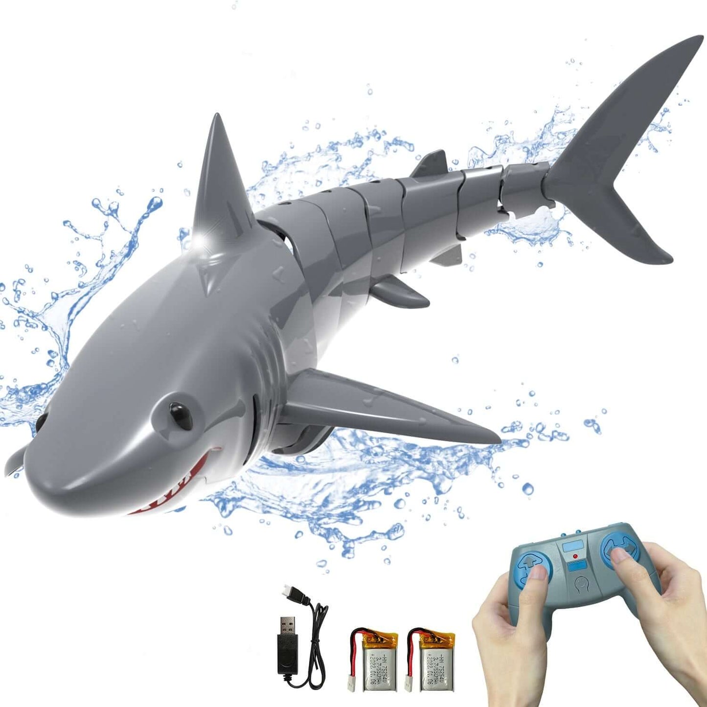 VOLANTEXRC RC Shark Toy 2.4GHz, Remote Control Boat for Kids, Pool & Lake Fun | KIDS TOY LOVER