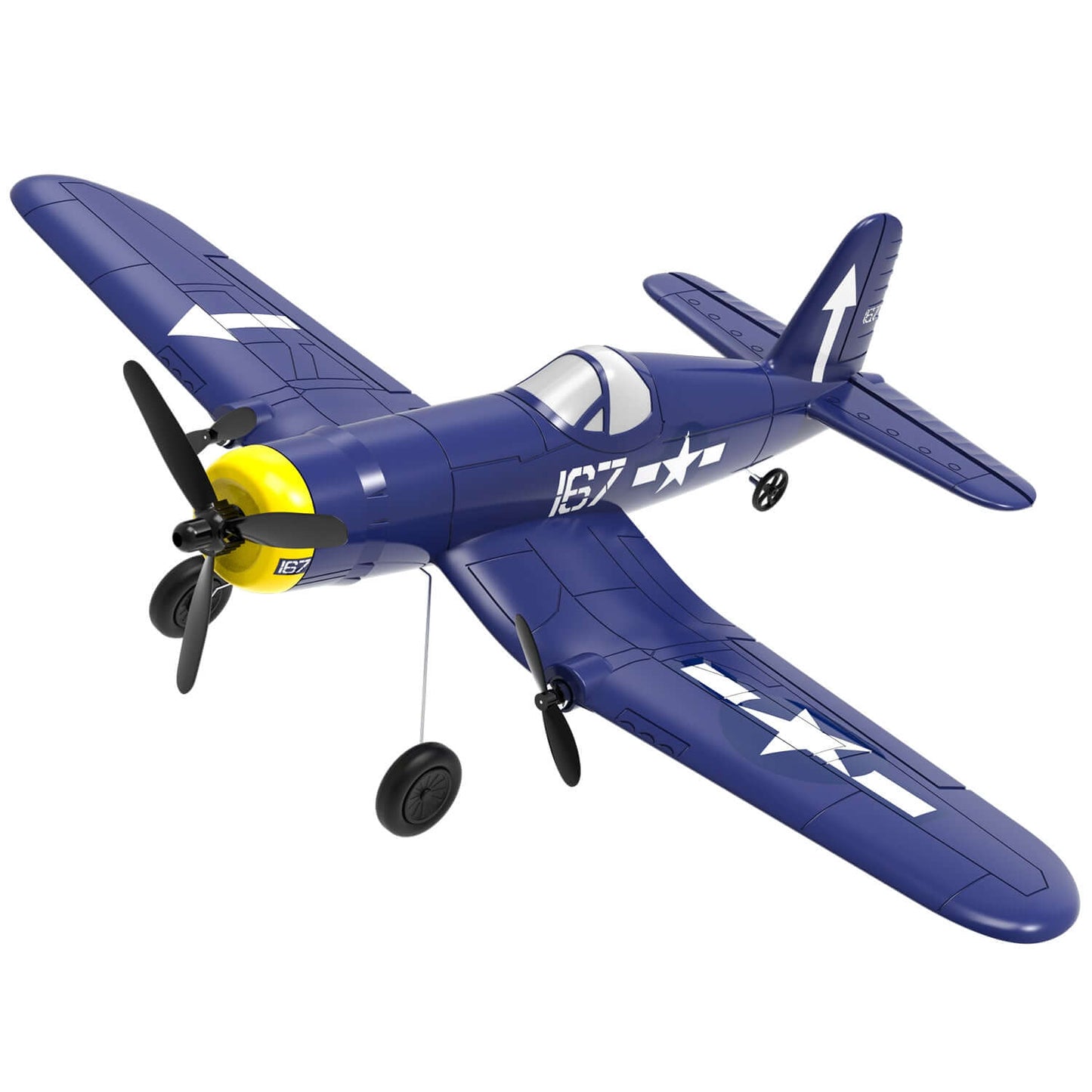 Volantex RC F4U 3CH RTF Airplane with Gyro – Beginner-Friendly RC Plane | KIDS TOY LOVER