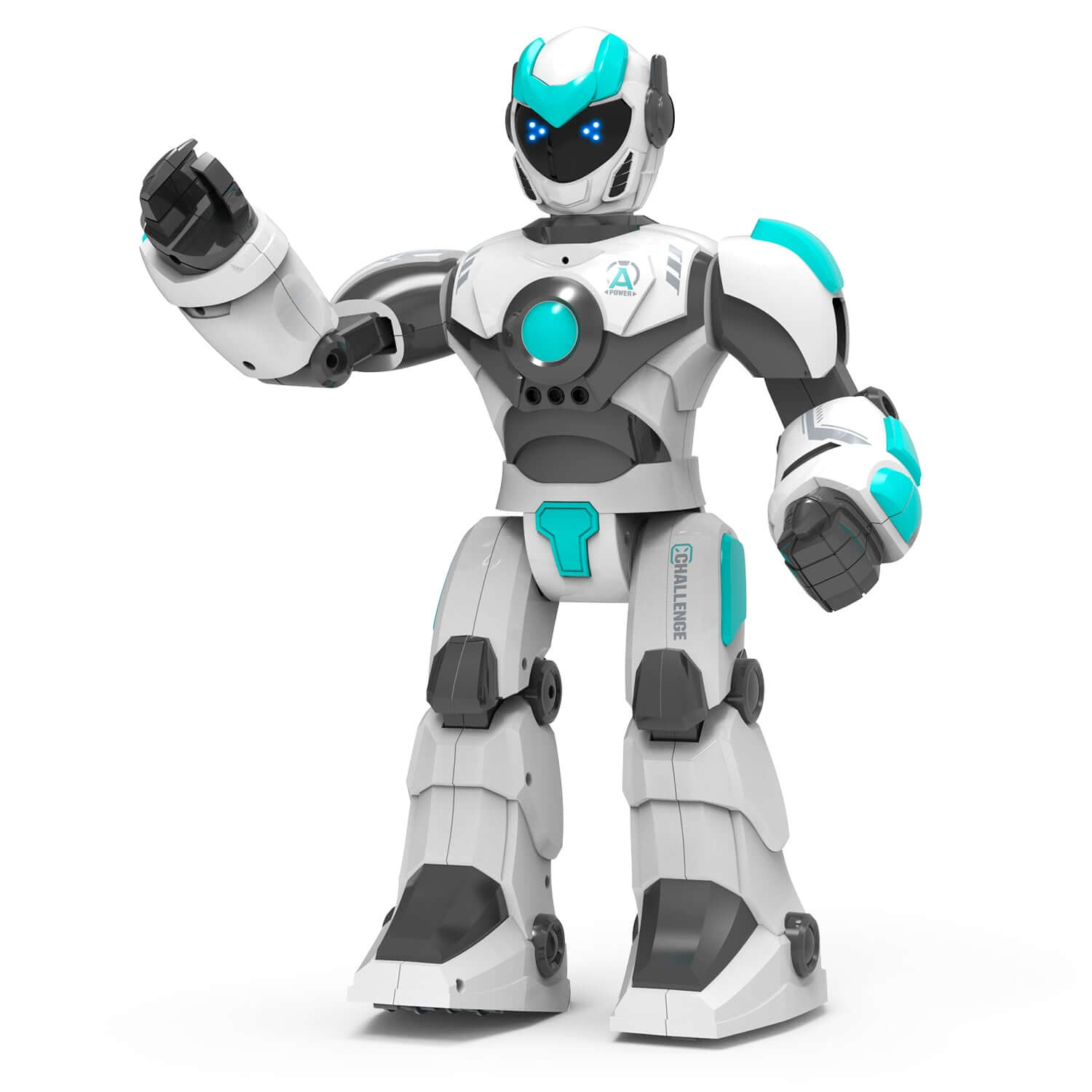 STEMTRON Voice & Gesture Robot for Kids - Programmable, Blue/White, Rechargeable | KIDS TOY LOVER