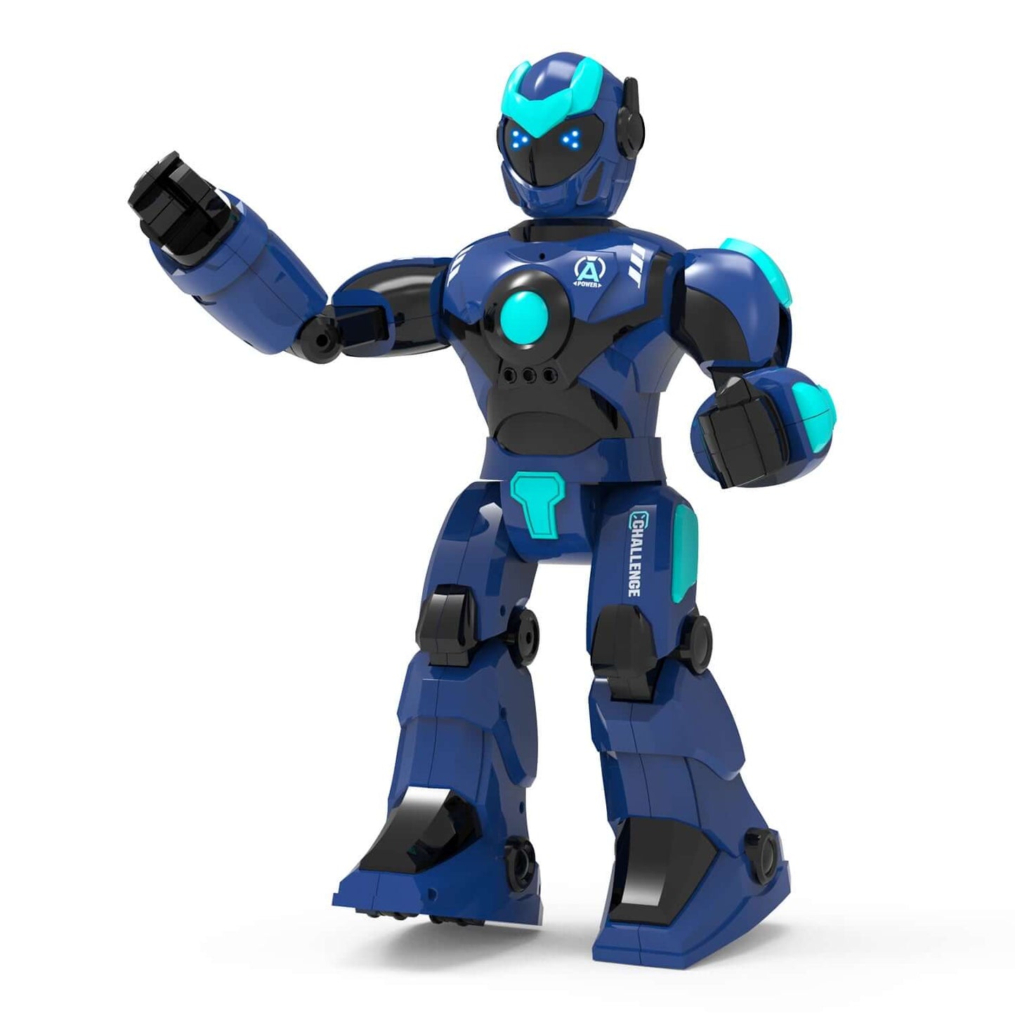 STEMTRON Voice & Gesture Robot for Kids - Programmable, Blue/White, Rechargeable | KIDS TOY LOVER