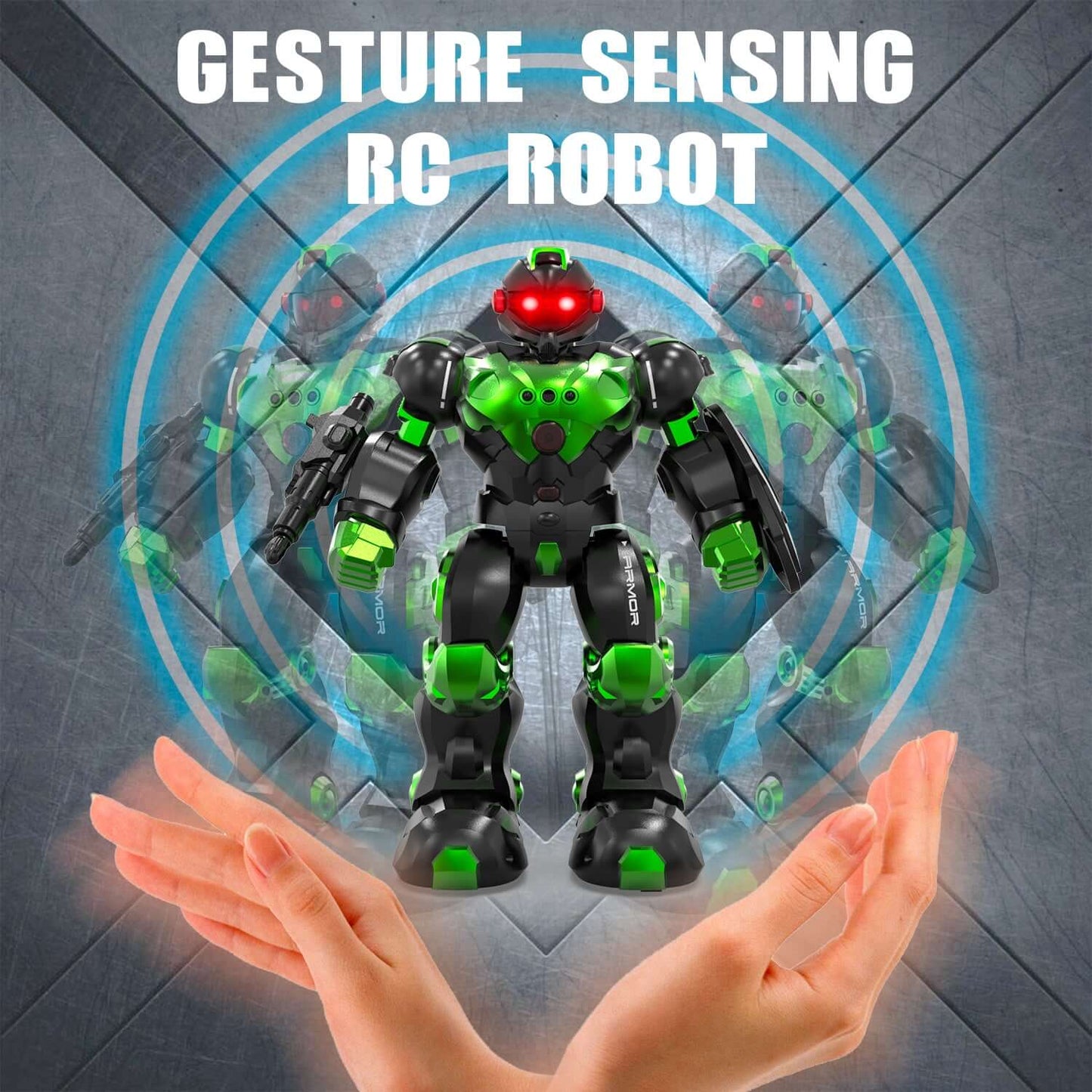 STEMTRON Programmable RC Robot Toy with Gesture Sensing and Interactive Play | KIDS TOY LOVER