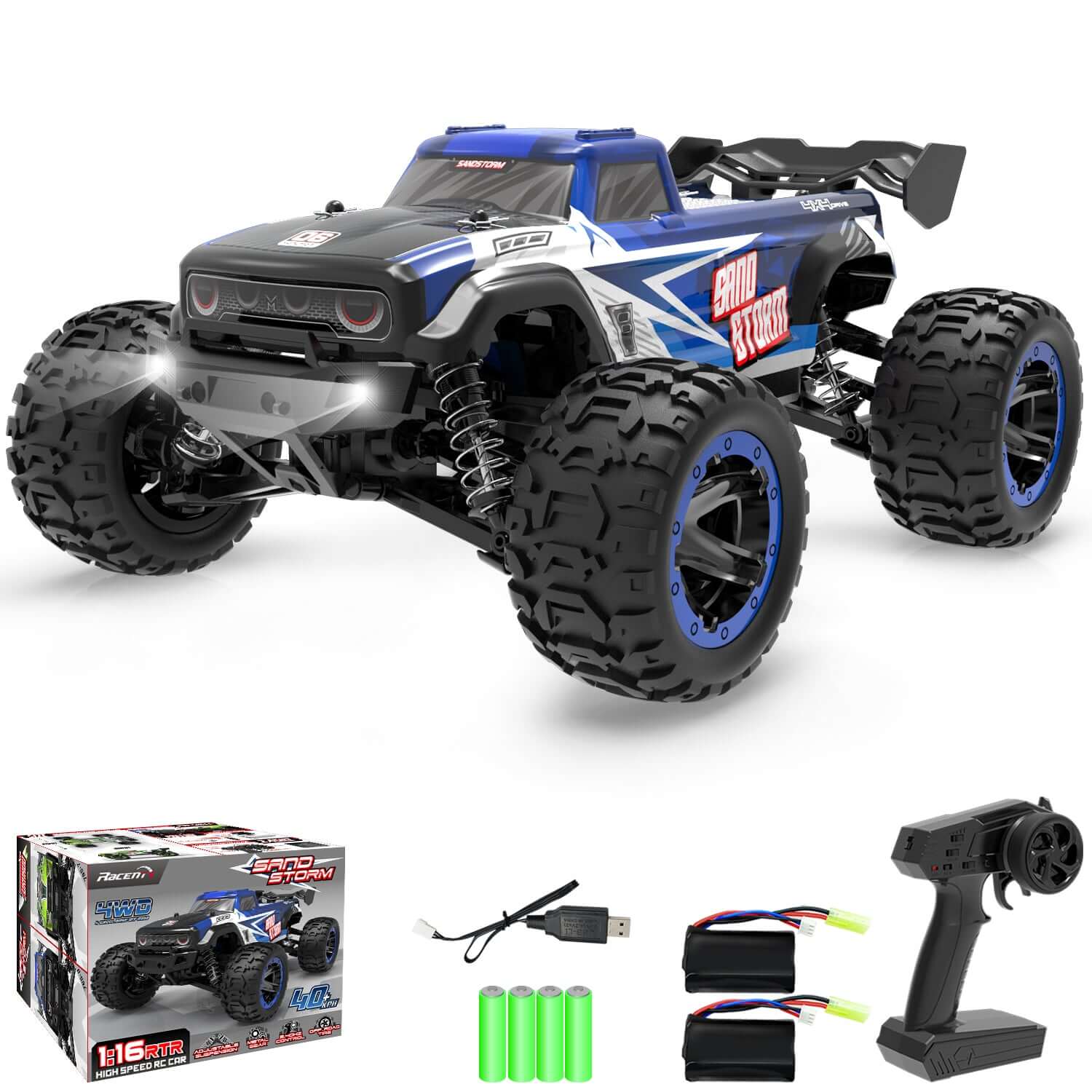 RACENT SandStorm 1 16 High Speed RC Truck 40km h Fast Off Road Car