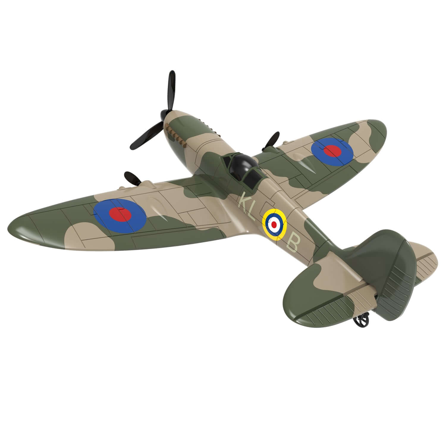 Volantex RC Spitfire 3CH RTF EPP Plane w/ Gyro 2.4Ghz, Perfect for Kids/Beginner | KIDS TOY LOVER