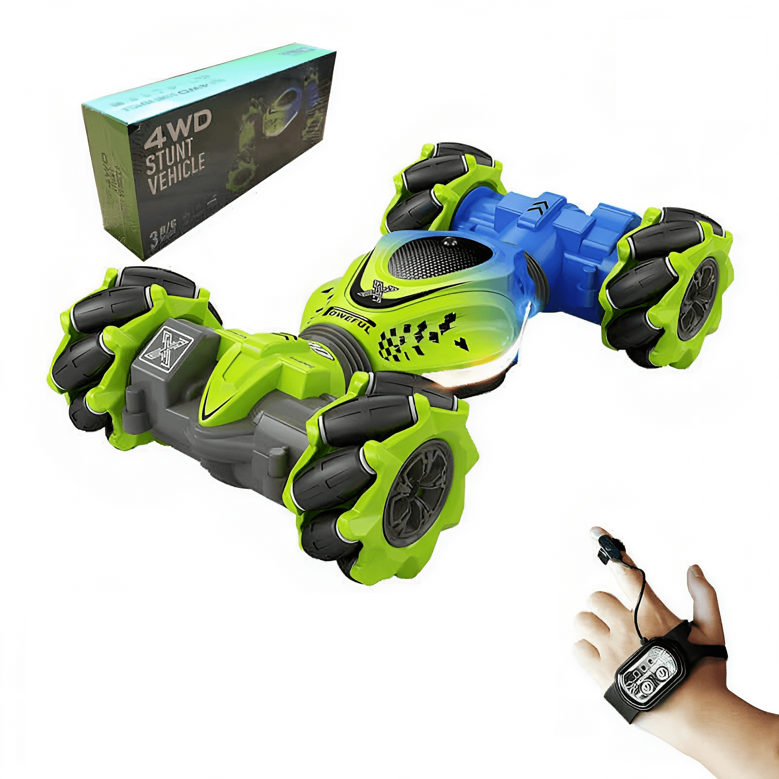 2024 New 4WD RC Stunt Car - Watch Gesture Control, 360° Rotation - Kids Toy Gift | KIDS TOY LOVER