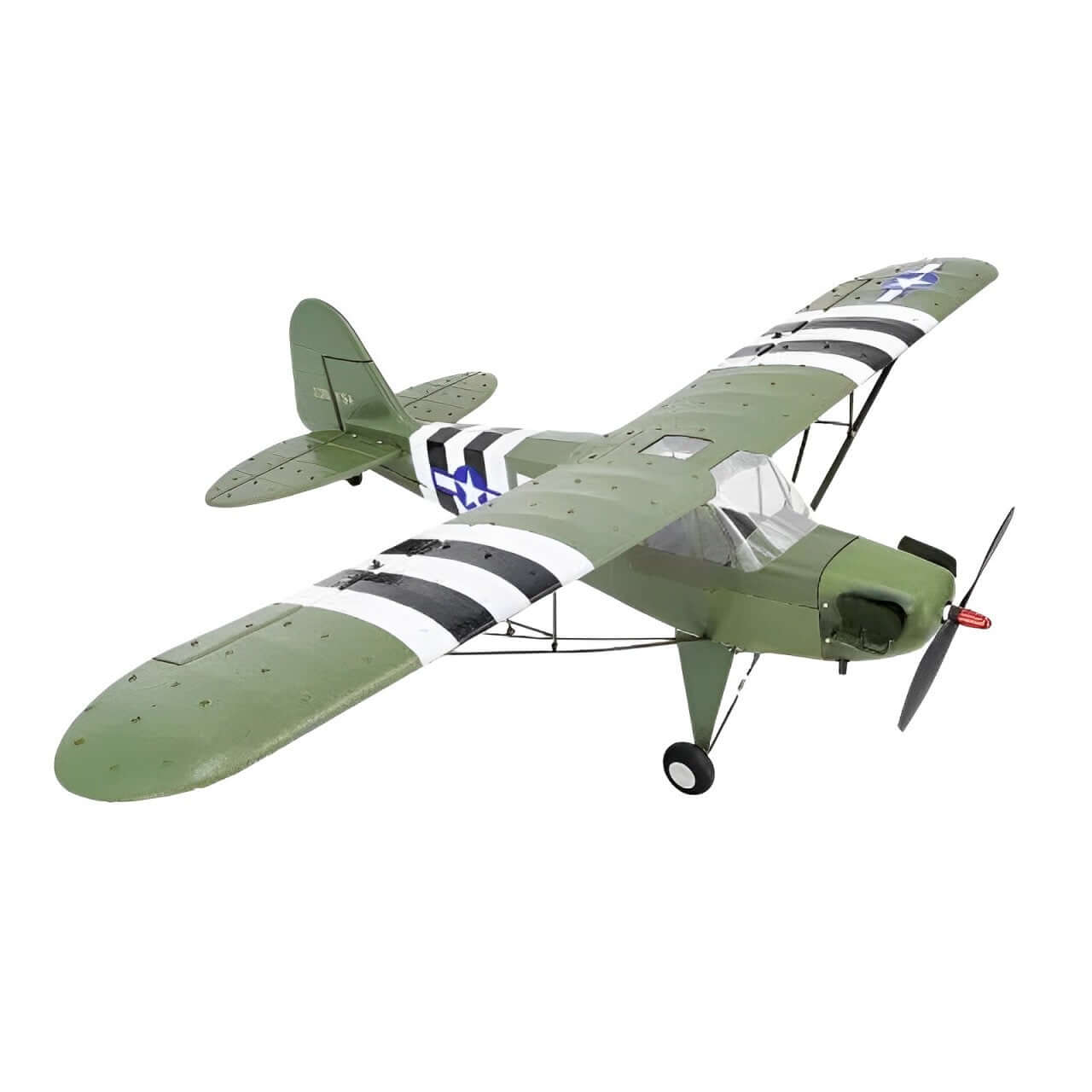 1/16 Scale J3 WWII RC Model Airplane with 4-Channel, 6-Axis Stabilization and 3D Fixed Wing | Kids Toy Lover