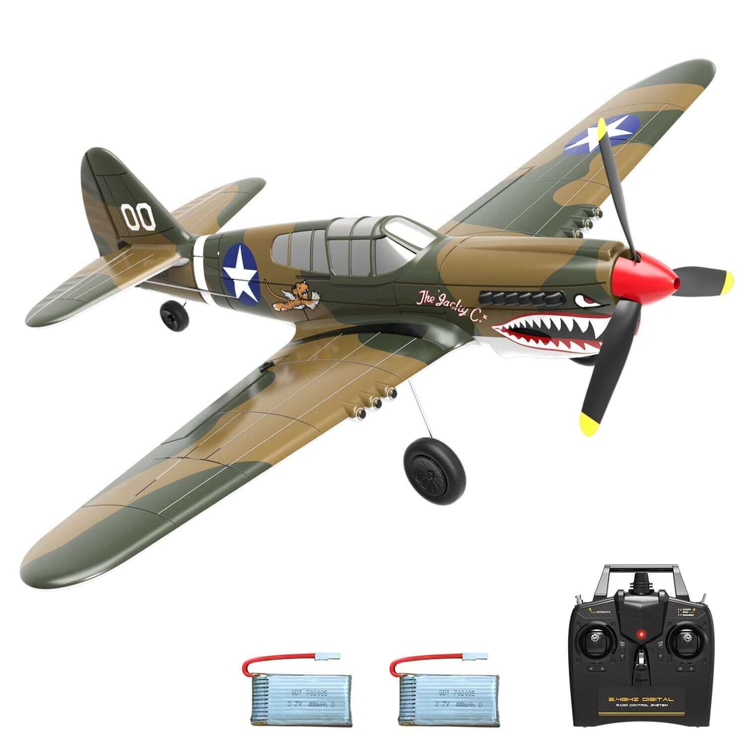 P 40 RC Aircraft 400mm Wingspan RTF Airplane