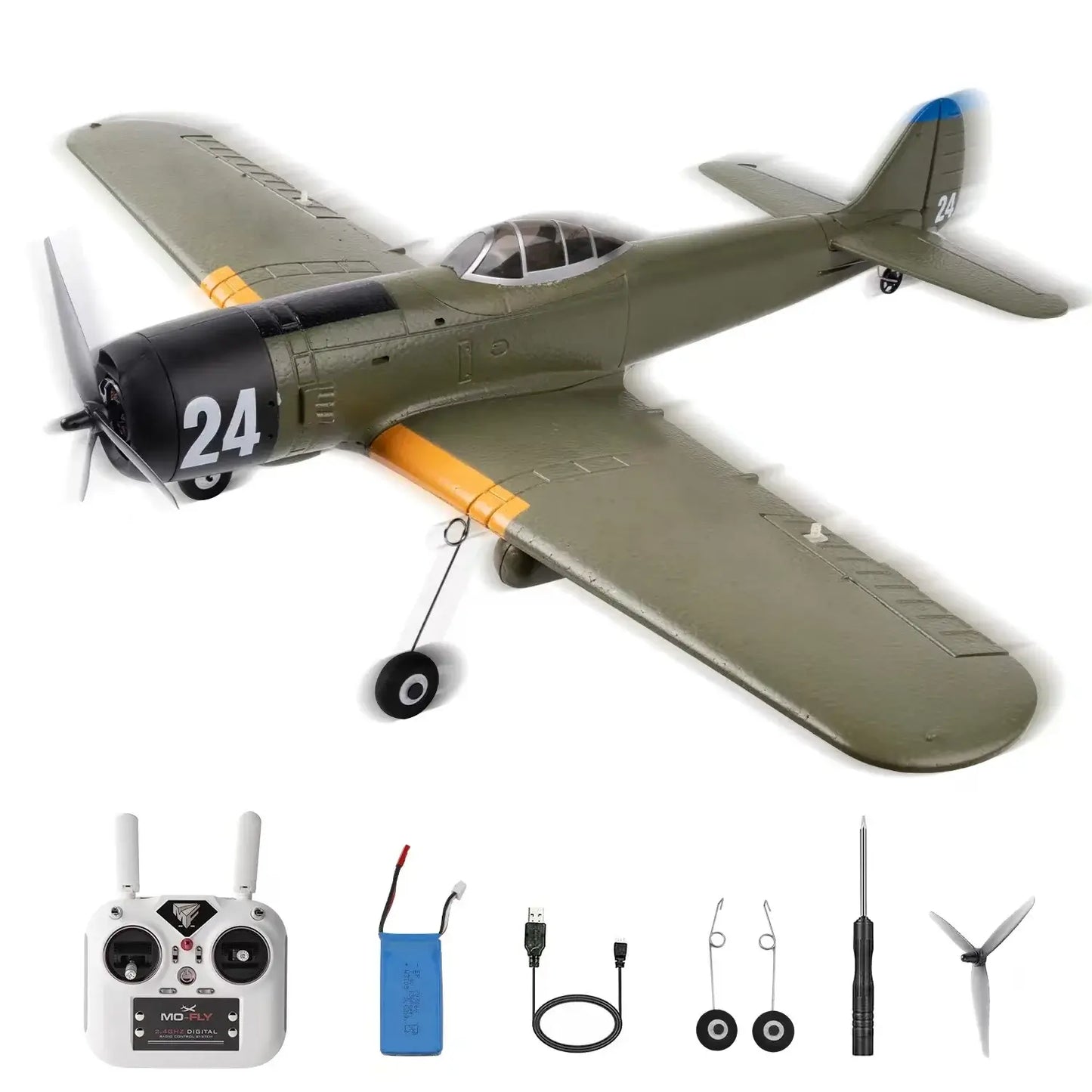 Ki84 WWII Fighter 690mm 4CH Built-in Gyro 3D/6G EPP RC Airplane RTF with SBUS GPS | KIDS TOY LOVER