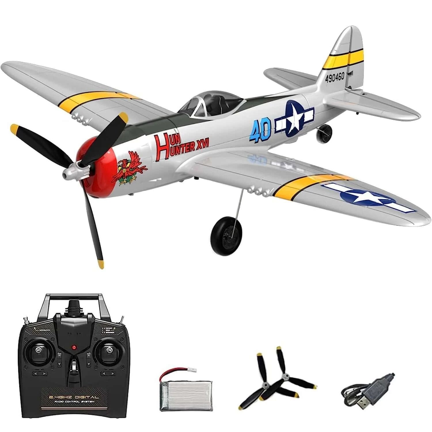 P47 Warbird RC Fighter: Ultimate experiencia de vuelo