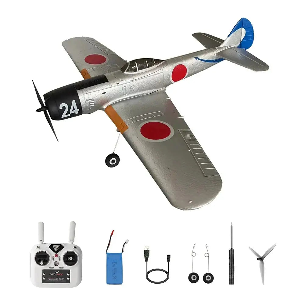 Ki84 WWII Fighter 690mm 4CH Built-in Gyro 3D/6G EPP RC Airplane RTF with SBUS GPS | KIDS TOY LOVER