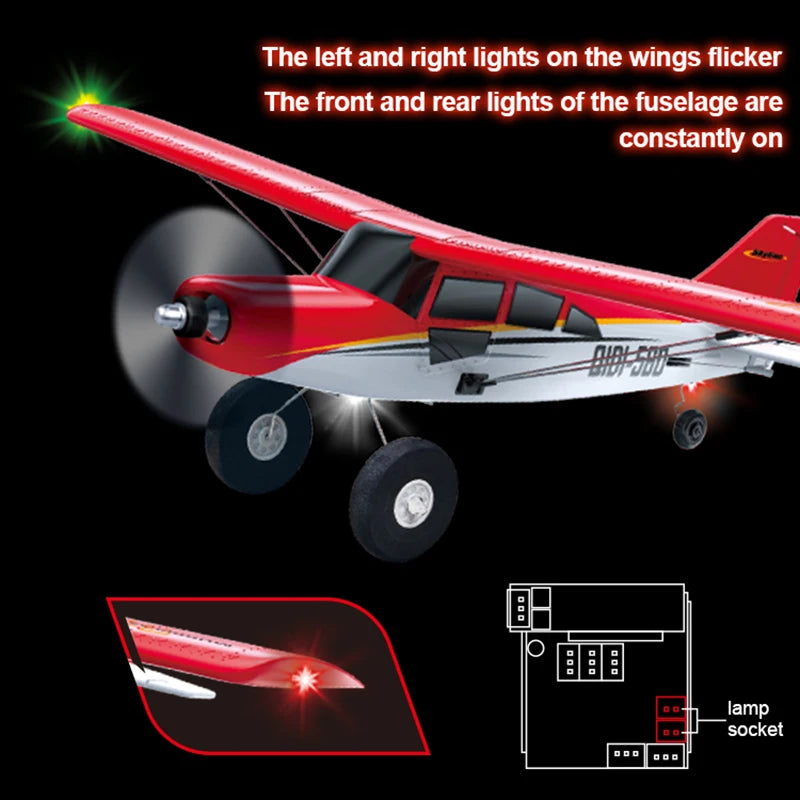 Qidi560 Moore M7 4CH Brushless RC Plane - EPP Foam Off-road Remote Control Toy | KIDS TOY LOVER