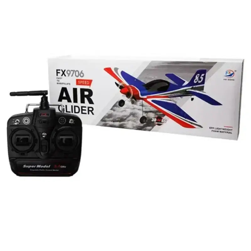 New Fx9706 RC Aircraft: 5-Channel Red Bull Fighter, Foam Fixed Wing Model Toy | KIDS TOY LOVER