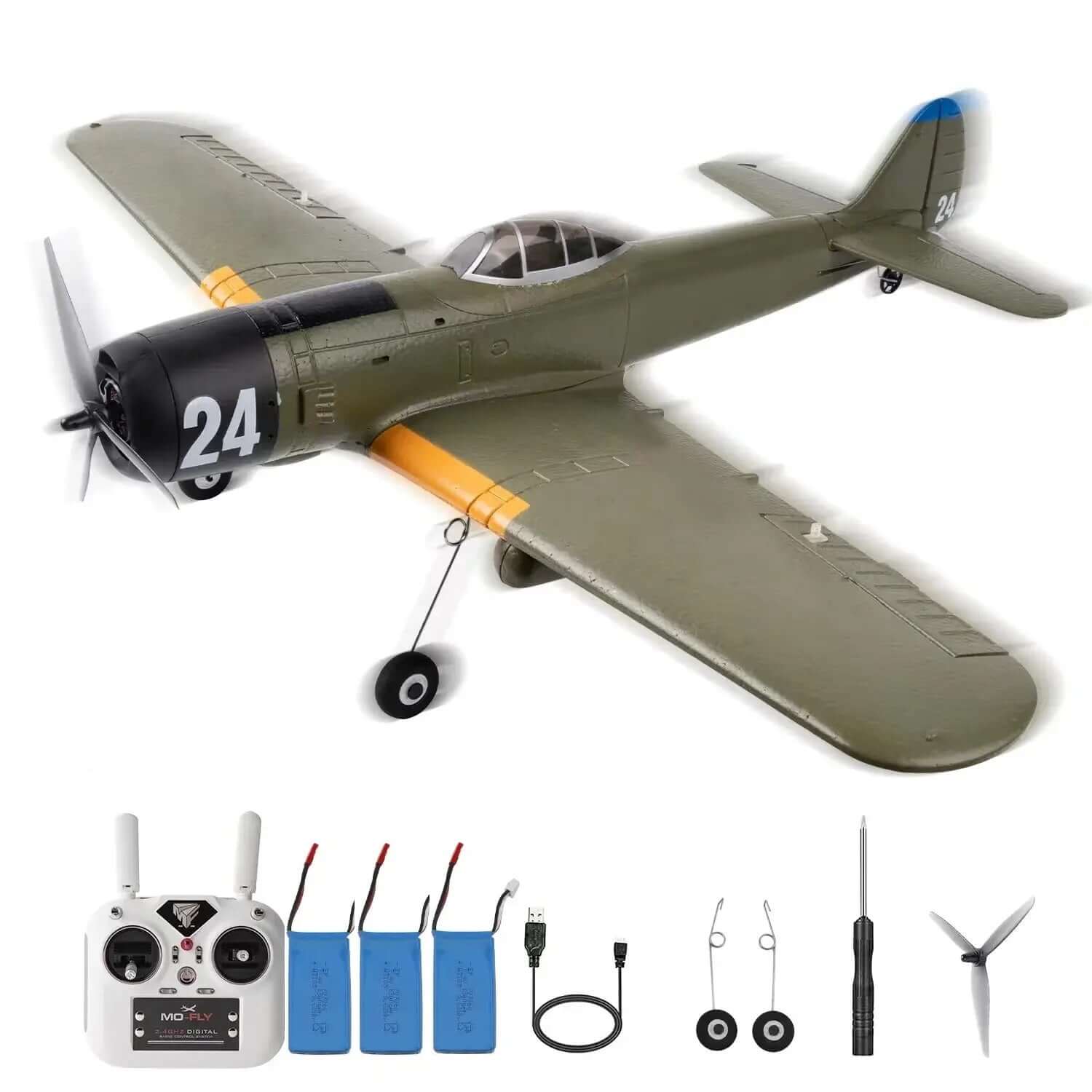  Ki84 WWII Fighter 690mm 4CH Built-in Gyro 3D/6G EPP RC Airplane RTF with SBUS GPS | KIDS TOY LOVER