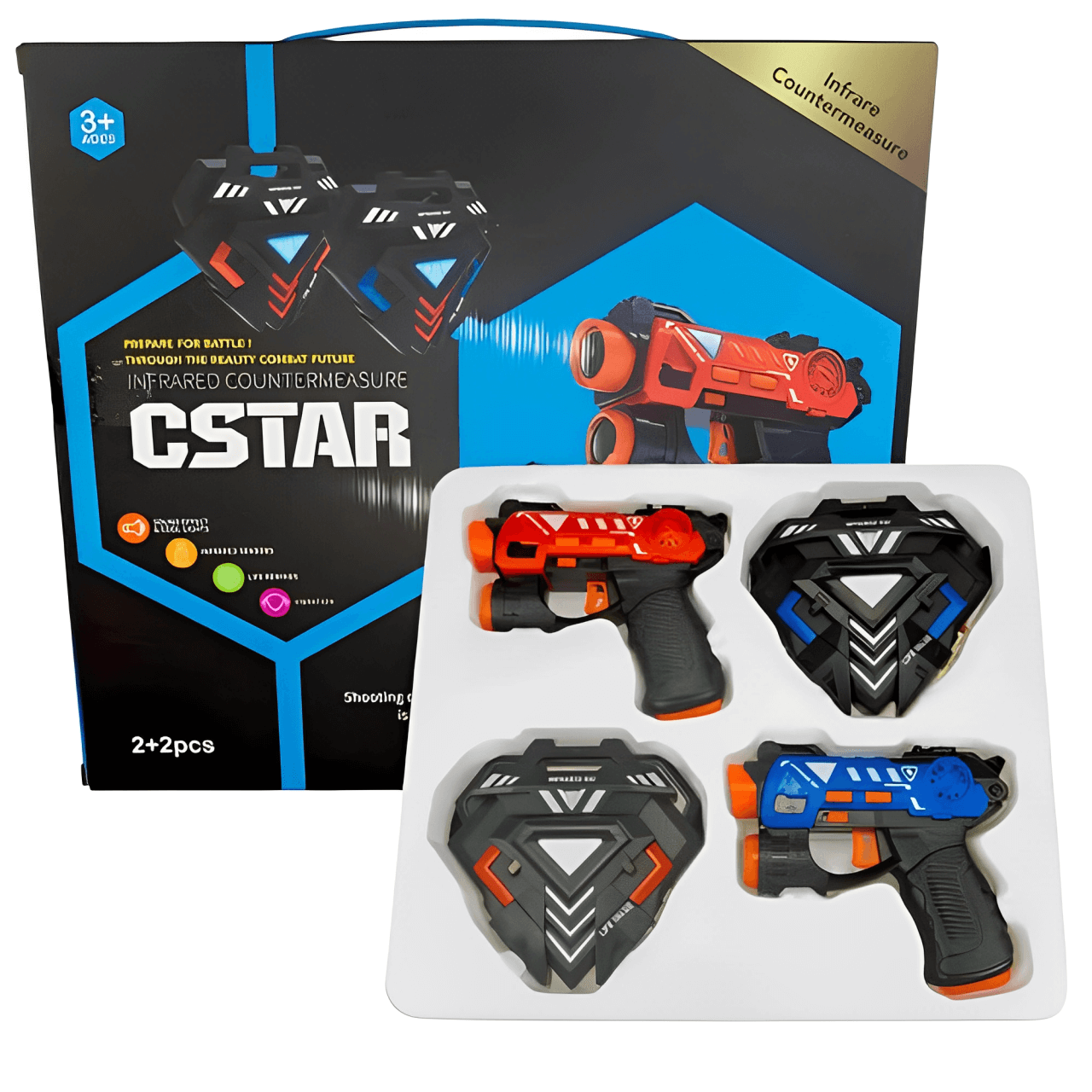 Kids' Laser Strike Set: Infrared Battle Toy Guns | Kidstoylover