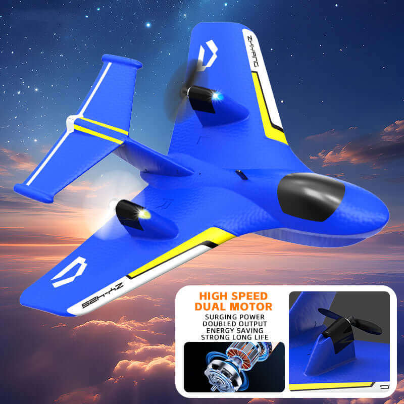ZY-425 RC Aircraft: Durable All-Terrain Water, Land, Air Plane with LED Lights | KIDS TOY LOVER