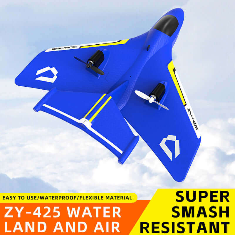 ZY-425 RC Aircraft: Durable All-Terrain Water, Land, Air Plane with LED Lights | KIDS TOY LOVER