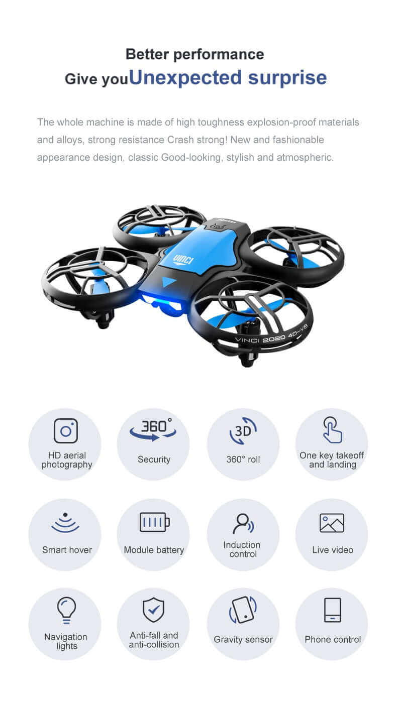 Snaptain h823h mini drone hot sale instructions